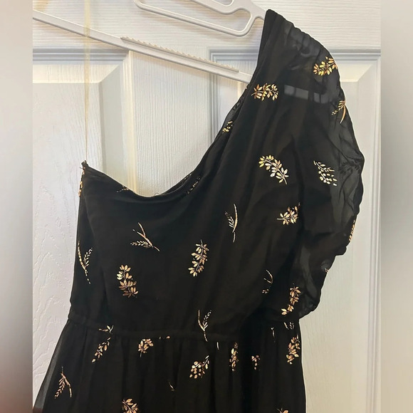 ! Hale Bob Hollynn Asymmetrical Solid Maxi sz L - Picture 8 of 10